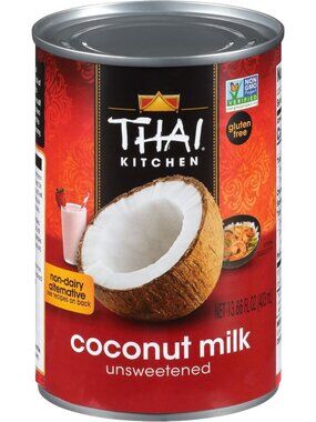 Gluten-Free Unsweetened Coconut Milk, 13.66 fl oz - Pack of 12, Dairy-Free
